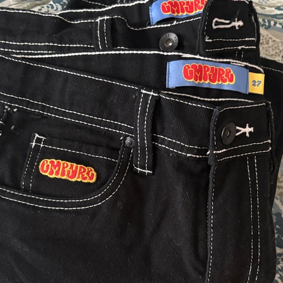 Empyre Black Jeans with Contrast Stitching - Picture 4 of 4